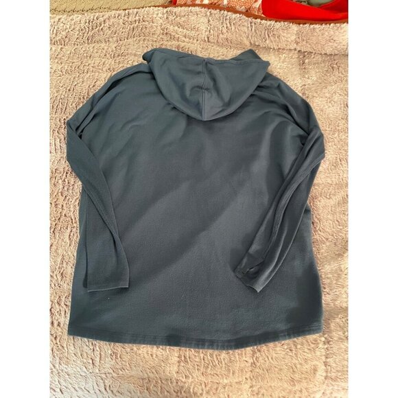 Athleta Womens Hooded Tunic Wrap‎ Top Modal/Polyester Blend S Blue - Picture 14 of 15